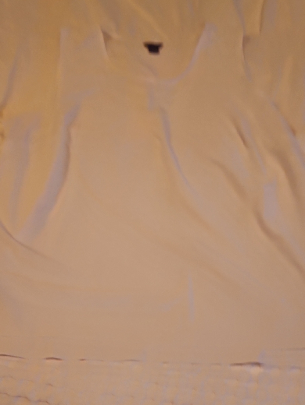 Eddie Bauer Cream Scoop Neck Tank Top Xl